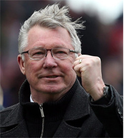 Trener Alex Ferguson